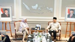 Temui Menpan, Wamenag Optimistis Hari Santri Ada Kado Izin Prakarsa Ditjen Pesantren