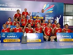 Pasangan Media Kediri Sukses Back To Back Kejuaraan Bulu Tangkis Antar Media 2025