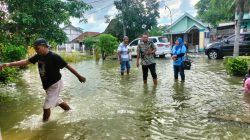 Tanggul Anak Kali Lamong Jebol, Ratusan Rumah di Benjeng Gresik Terendam Banjir
