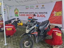 Sinergi BAZNAS RI dan BAZNAS Gresik Gelar Layanan Servis dan Ganti Oli Gratis untuk 5.000 Ojol