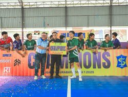 Ketua KONI Baru Ikut Tutup Liga Futsal Surabaya 2025 Divisi Satu AFK Surabaya
