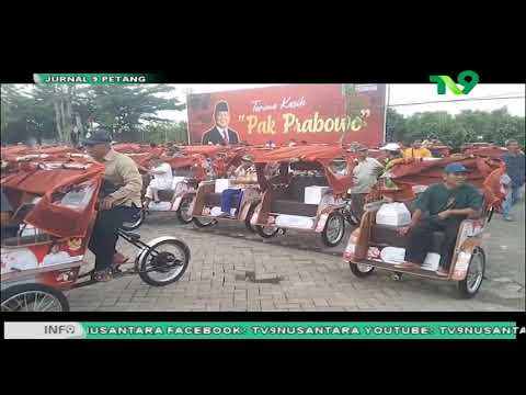 Bantuan Presiden! 100 Becak Listrik Disalurkan Untuk Pengemudi Lansia di Pasuruan