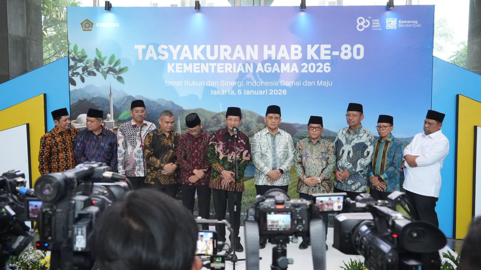 Kemenag Rayakan HAB ke-80 Dengan Sederhana, Dana Difokuskan untuk Korban Bencana