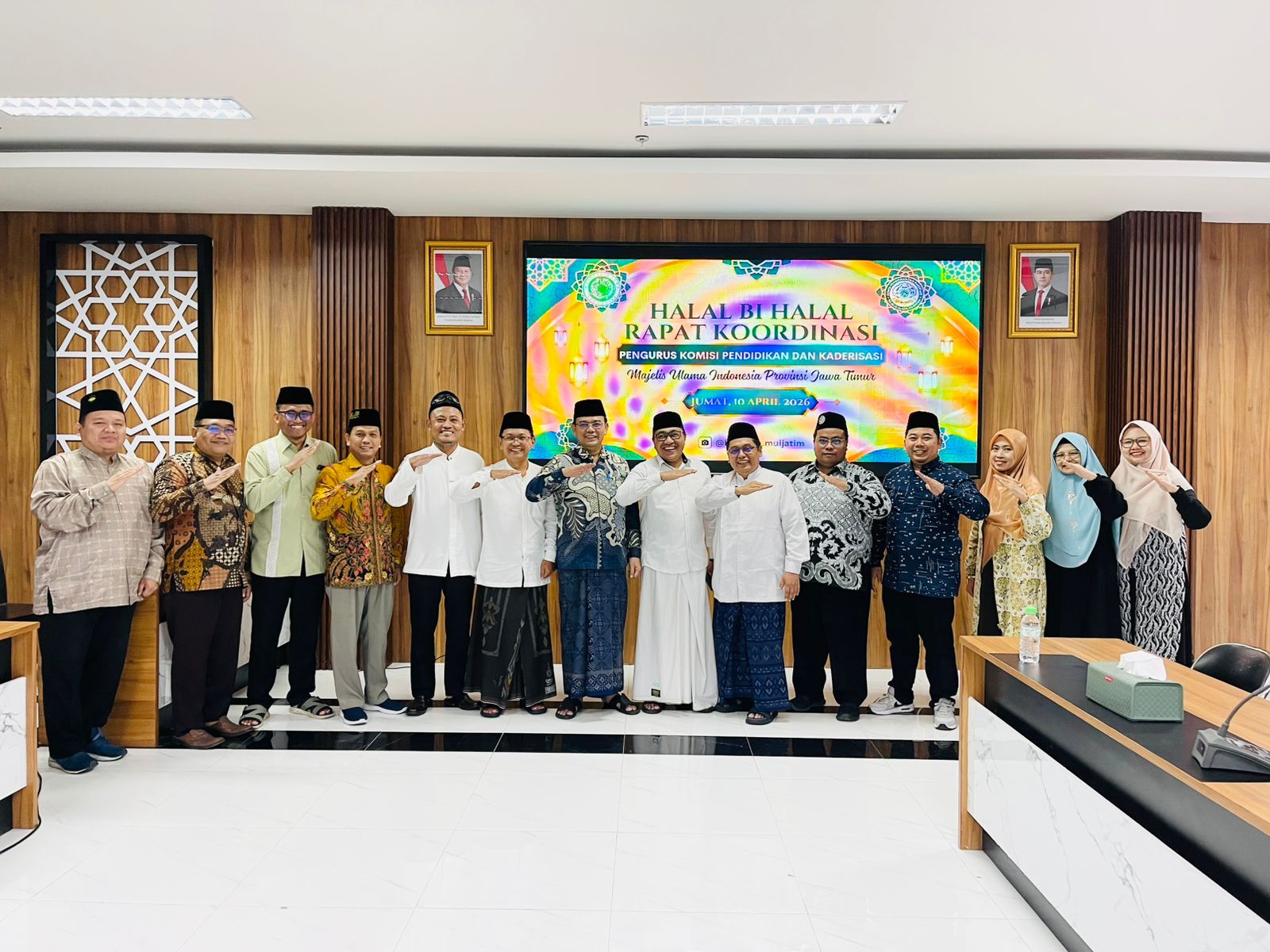 Komisi Pendidikan MUI Jatim Gelar Halal Bihalal dan Rakor, Perkuat Kaderisasi Ulama