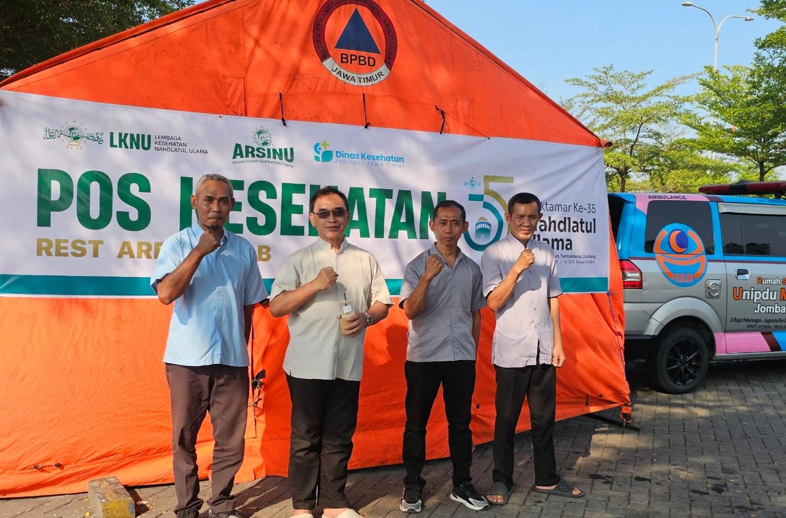 Sambut Muktamar ke-35 NU, Puluhan Posko Kesehatan 24 Jam Siaga Kawal Kebugaran Jamaah