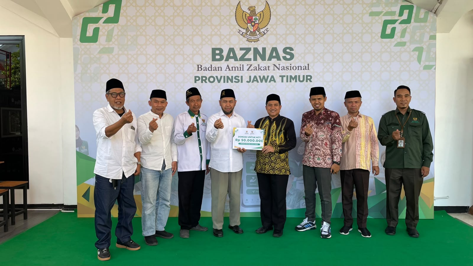 BAZNAS Jatim Terima Silaturahmi BAZNAS Ngawi, Serahkan Donasi untuk Bencana NTT
